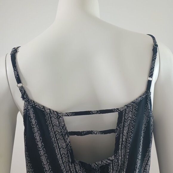 Free People Tiered Ruffle Boho Mini Dress Size Small Scoop Neck Strappy - Picture 3 of 8
